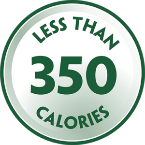Less than 350 calories