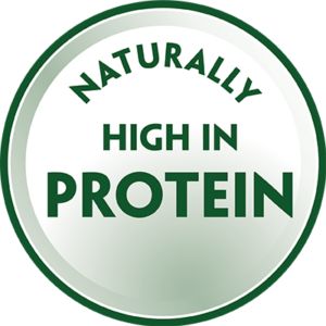 Naturally high in protein