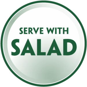 Serve with salad