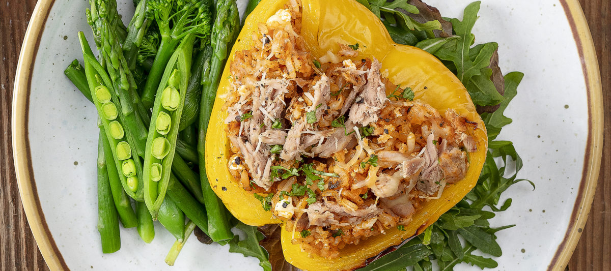 Stuffed peppers with tuna and brown rice – John West Ireland