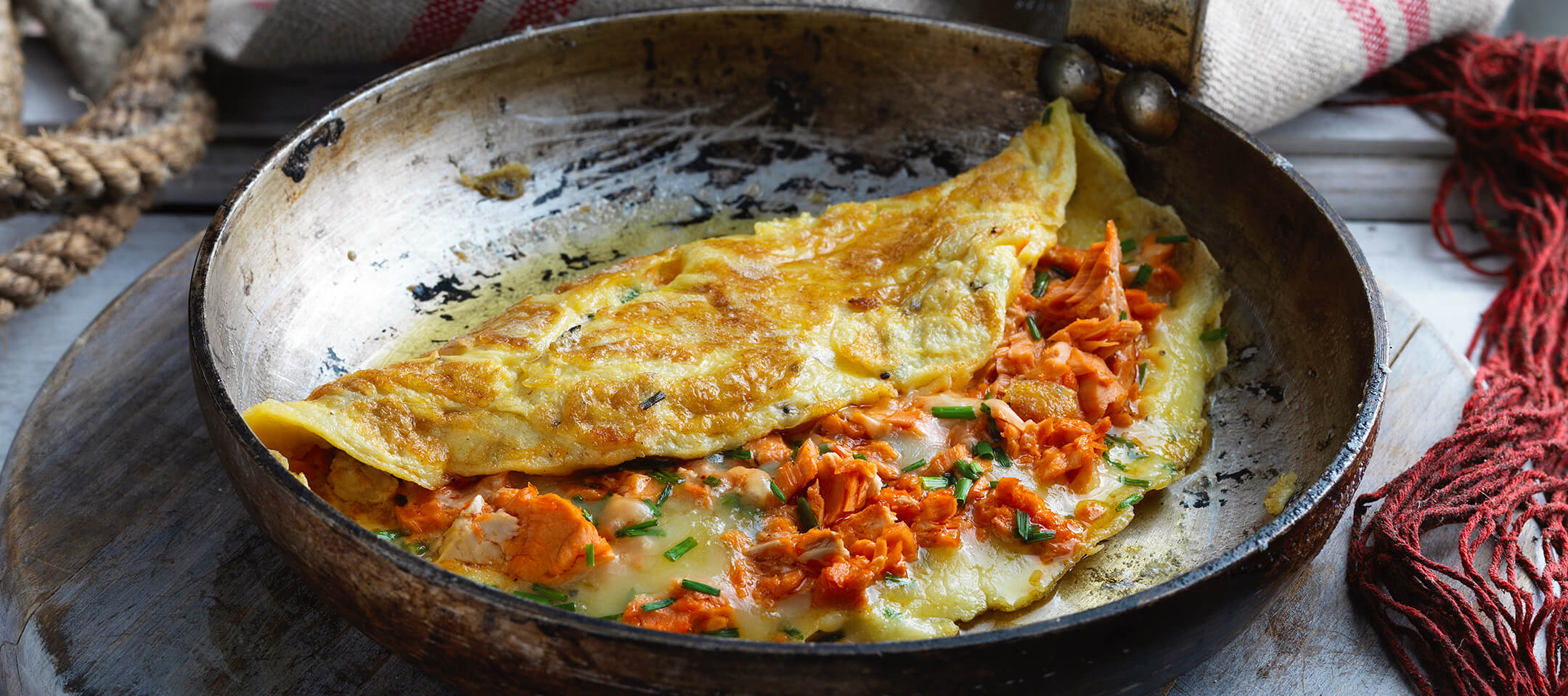 Savoury Salmon Omelette – John West Ireland