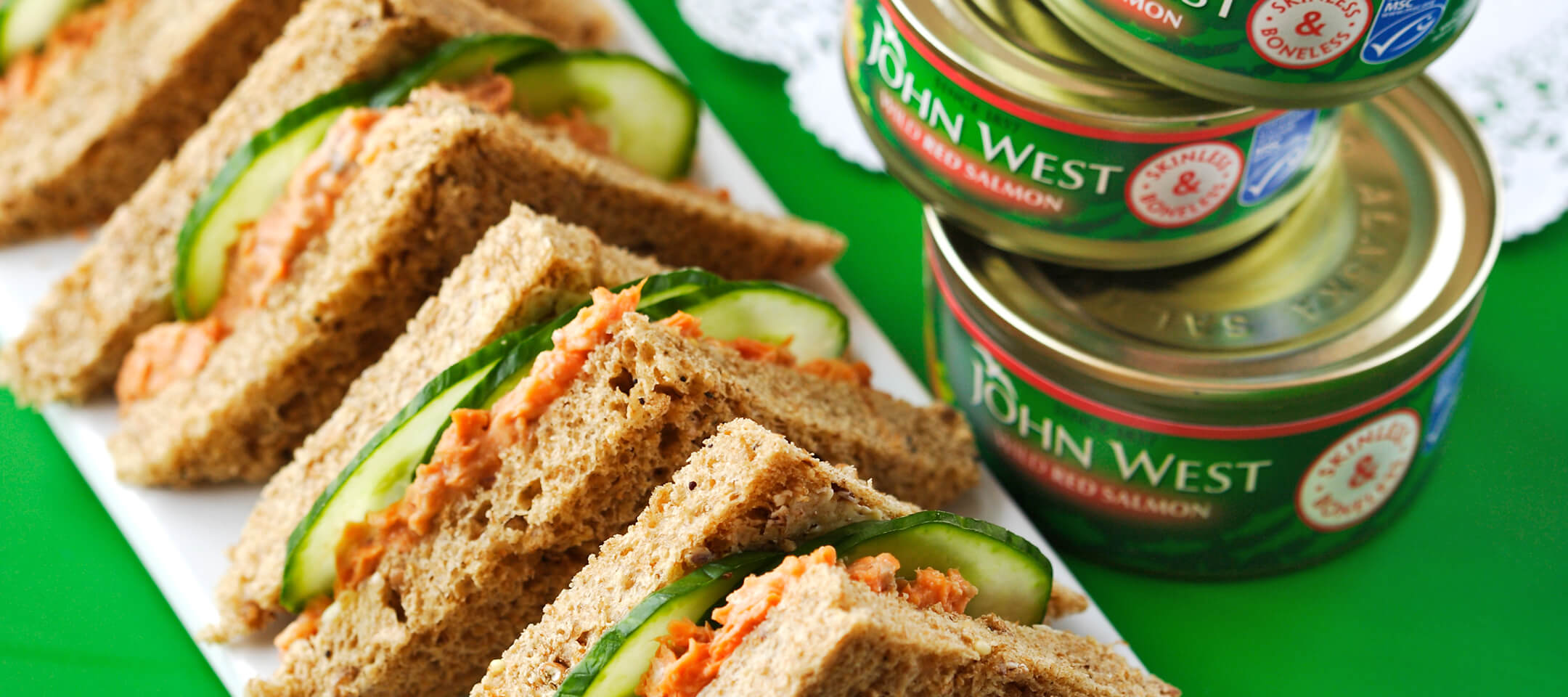Salmon And Cucumber Sandwiches – John West Ireland