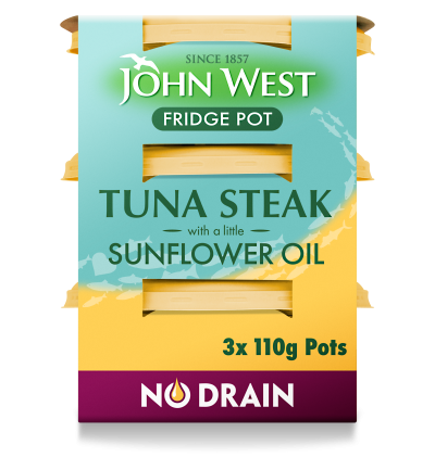 No Drain Fridge Pot Tuna Steak With A Little Sunflower Oil – 3 X 110g