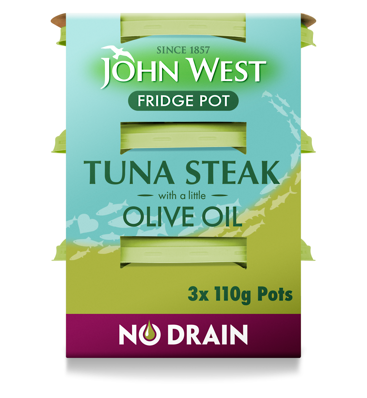 No Drain Fridge Pot Tuna Steak With A Little Olive Oil 3 X 110g