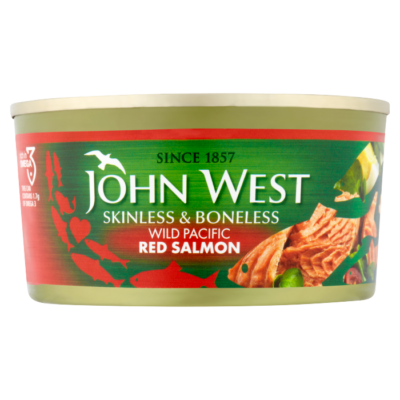 Red Salmon – Skinless & Boneless 170G