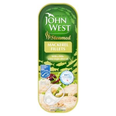Steam Cooked Mackerel Fillets – Natural With A Little Olive Oil Steam Cooked Mackerel Fillets – Natural With A Little Olive Oil