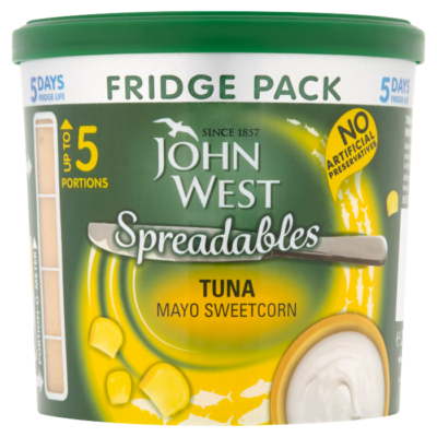 Spreadables Tuna Mayo Sweetcorn Fridge Pack Spreadables Tuna Mayo Sweetcorn Fridge Pack