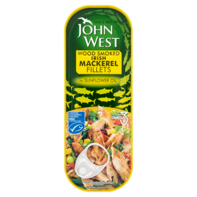 Wood Smoked Irish Mackerel Fillets In Sunflower Oil Wood Smoked Irish Mackerel Fillets In Sunflower Oil