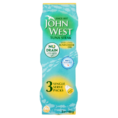 No Drain Tuna Steak With A Little Sunflower Oil – 3 X 60G No Drain Tuna Steak With A Little Sunflower Oil – 3 X 60G