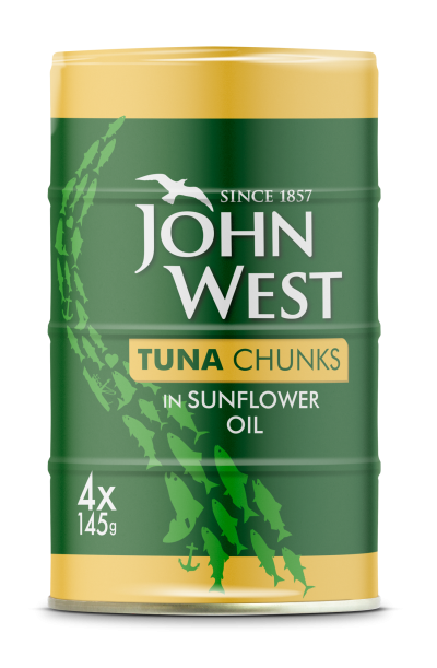 4 pack Tuna chunks in sunflower oil