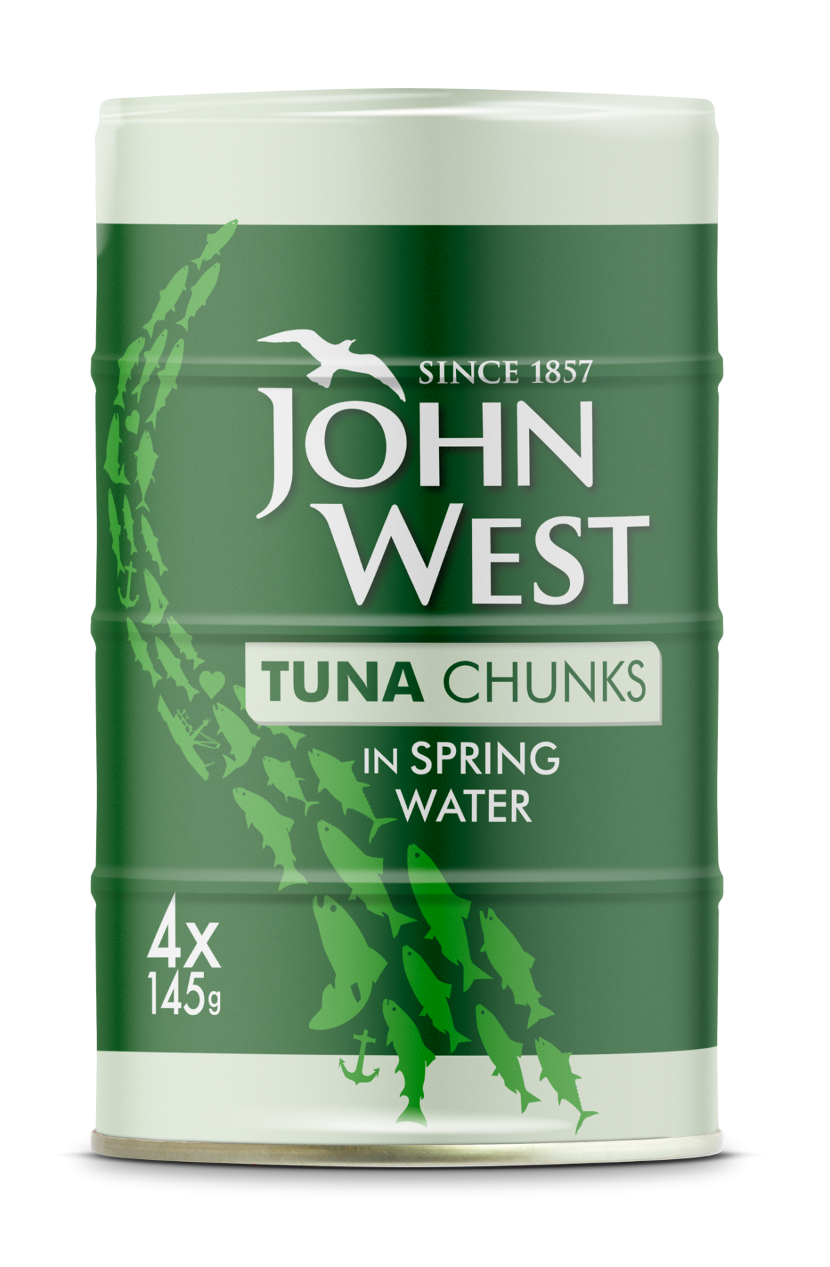 4 pack Tuna chunks in spring water John West Ireland