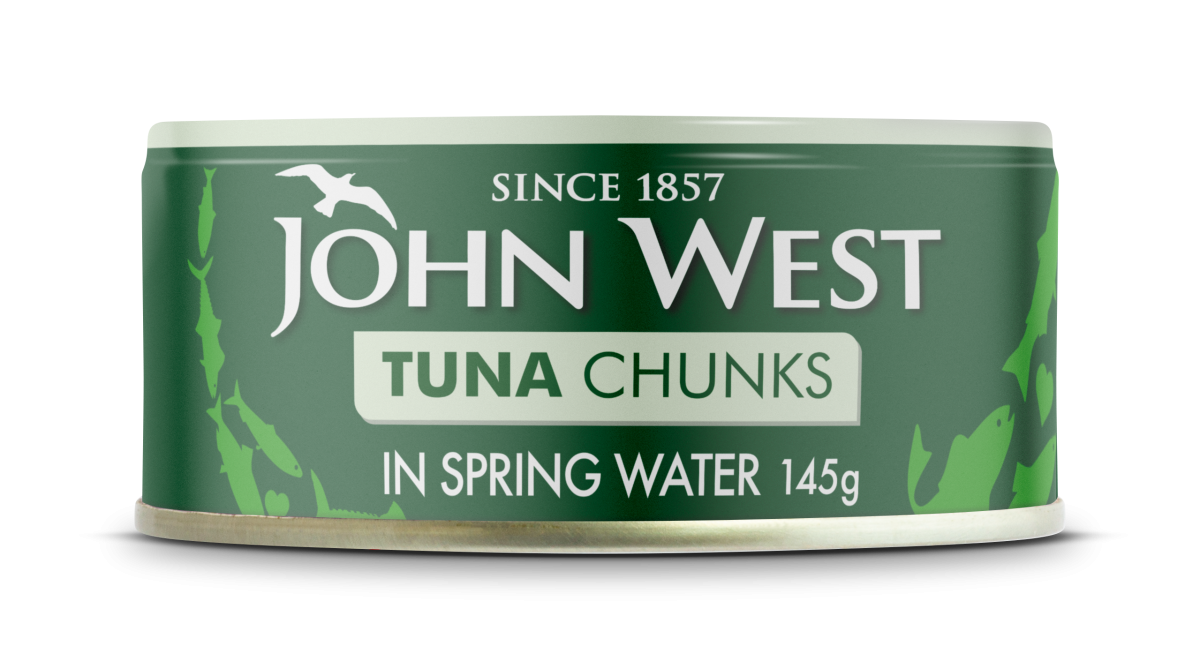 Tuna chunks in spring water 145g John West Ireland