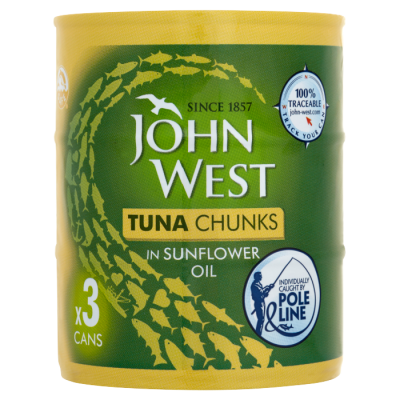 Tuna Chunks in Sunflower Oil 3X145g Tuna Chunks in Sunflower Oil 3X145g