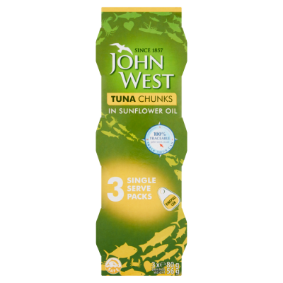 Tuna Chunks In Sunflower Oil – 3 X 80G Tuna Chunks In Sunflower Oil – 3 X 80G