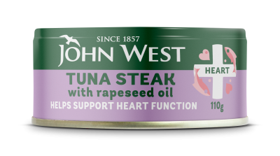 HEART No Drain Tuna Steak with Rapeseed Oil