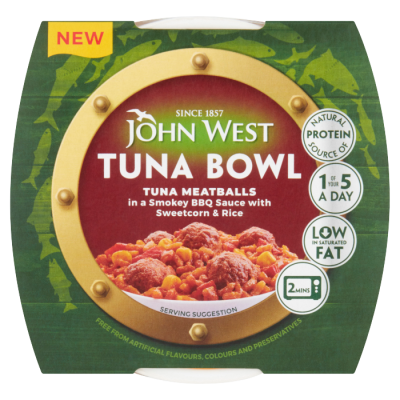 Tuna Bowl Smokey BBQ Sauce with Sweetcorn & Rice