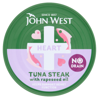 HEART No Drain Tuna Steak with Rapeseed Oil