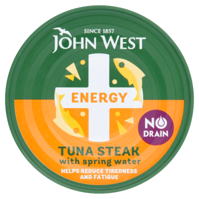 ENERGY No Drain Tuna Steak with Springwater