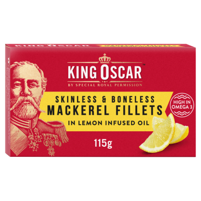 Mackerel Fillets in Olive Oil with Lemon Flavour