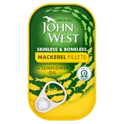 Mackerel Fillets in Sunflower Oil 125g