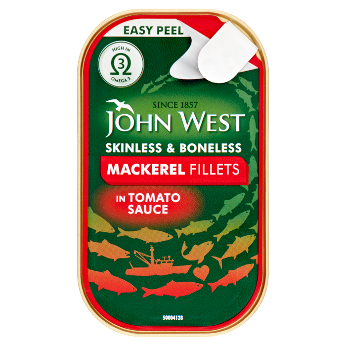 Mackerel Fillets In Tomato Sauce John West Ireland