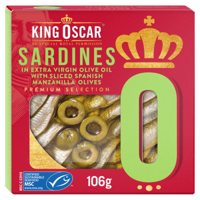 Sardines in Extra Virgin Olive Oil with Sliced Spanish Manzanilla Olives