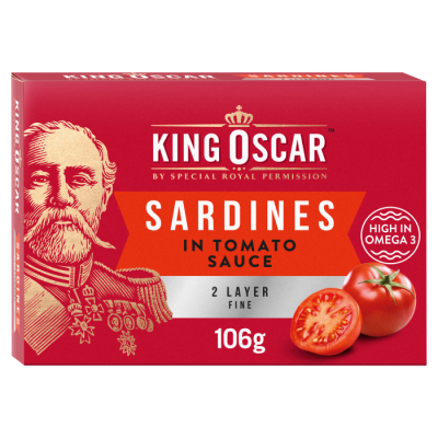 King Oscar Sardines in Tomato Sauce 106g