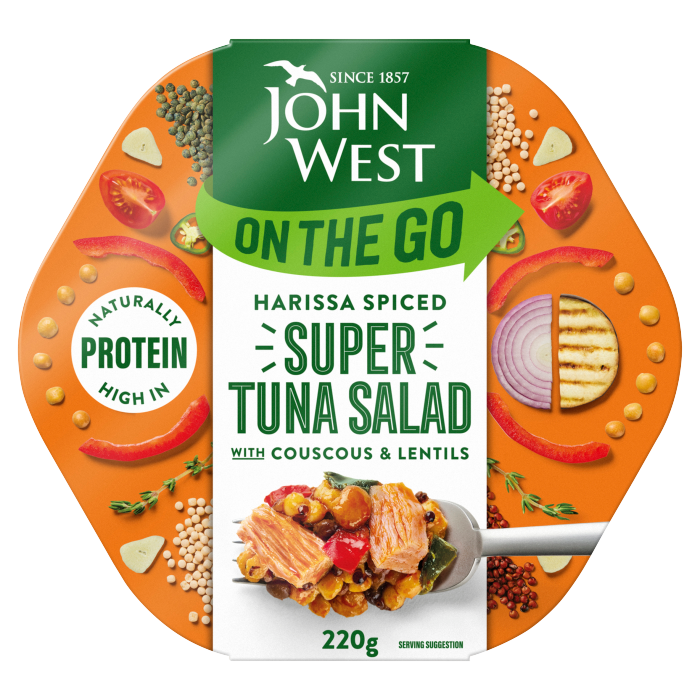 Super Tuna Salad On The Go Harissa Spiced John West Ireland
