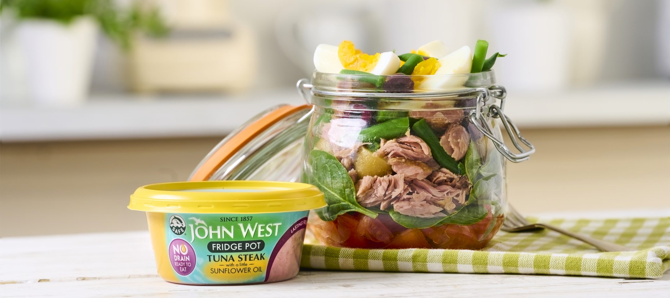 Tuna Nicoise Kilner Jar Lunch – John West Ireland
