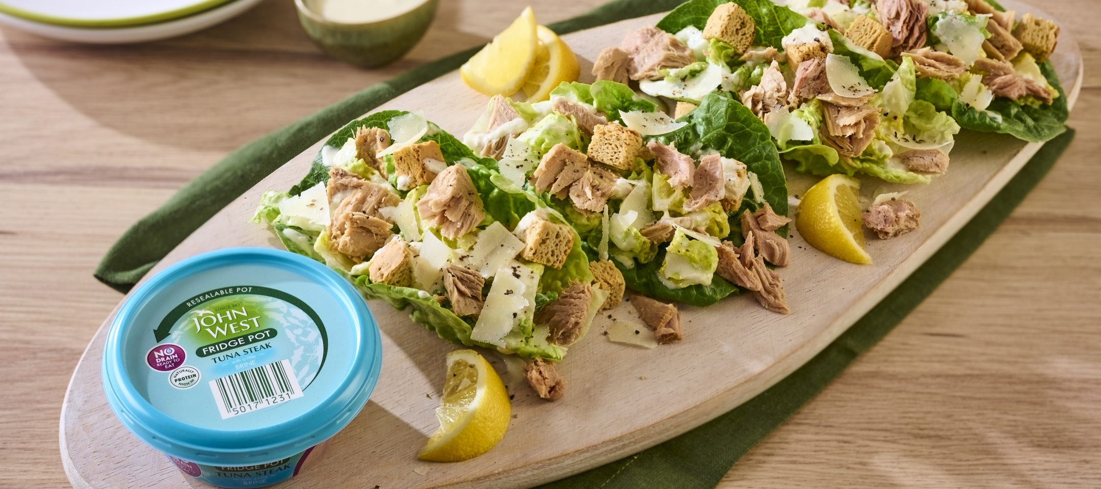 Tuna Caesar Style Lettuce Cups – John West Ireland