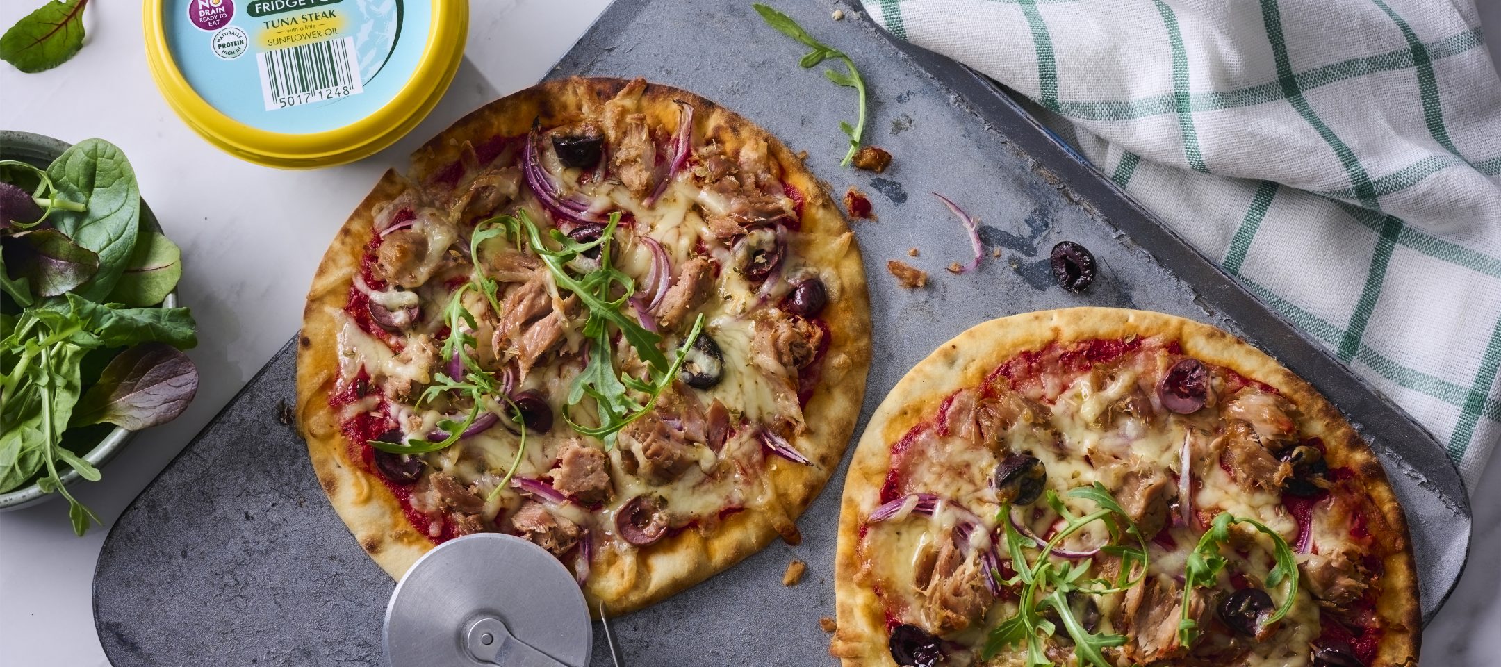 Tuna Flatbread Pizzas – John West Ireland
